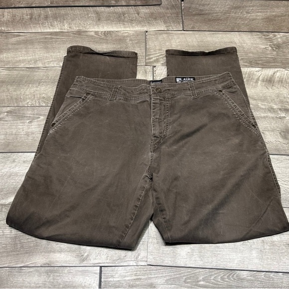 Kuhl Men’s Grayish Brown Vintage Patina Dye Hiker Hiking Pants Size 40 X 32